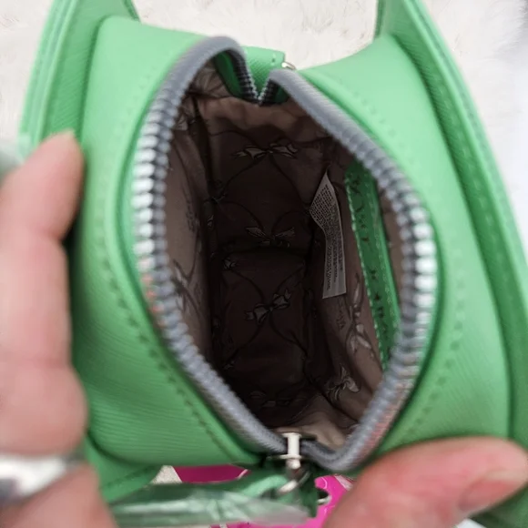 Betsey Johnson green goddess tropical elixir novelty smoothie faux leather‎ bag - Picture 5 of 8